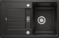 Produktbild: BLANCO ZIA 45 S | Granitspüle aus SILGRANIT schwarz | Einbauart: Einbau von Oben | reversibel | für 45 cm breite Unterschränke | Großes Becken | Reinigungsfreundliche Öberfläche | [78x50x20,2 cm]