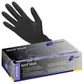 Produktbild: Meditrade® unisex Einmalhandschuhe Nitril® black schwarz Größe M, 100 St.