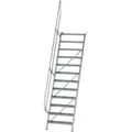 Produktbild: MUNK Treppe 60°  inkl. einen Handlauf, 800mm Stufenbreite, 12 Stufen