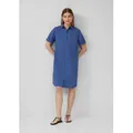 Produktbild: s.Oliver Midikleid Kleid Oversized Blusenkleid mit Smok-Detail blau L (40)
