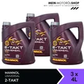 Produktbild: Mannol MN7205 2-Takt Universal JASO FB API TC 3x4 Liter = 12 Liter