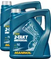 Produktbild: 2x4 Liter Mannol 2-Takt Universal Motorradöl Mischöl mineralisch  API TC Motoröl