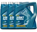 Produktbild: 3x4 Liter Mannol 2-Takt Universal Motorradöl Mischöl mineralisch  API TC Motoröl