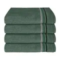 Produktbild: Schiesser Handtuchset Skyline Color - 4-teilig - 50 x 100 cm - Dunkelgrün