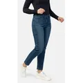 Produktbild: STOOKER WOMEN 5-Pocket-Jeans Nizza Flexxi Move Tapered Fit Tapered Fit Casual Clean Wash Denim Jeans für Damen blau 42