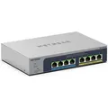 Produktbild: NETGEAR MS100 Desktop 2.5G Smart Switch,  8x RJ-45, 230W PoE++