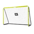 Produktbild: EXIT Toys Tempo Stahl-Fußballtor - Inklusive Ankernägel - Rostbeständig - Fußballtor für Kinder - Für den Garten - Trainiere Deine Fußballfähigkeiten - 240x160 cm - Grün/Schwarz