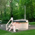 Produktbild: HOME DELUXE Hot Tub mit Ofen SKANDI M - Ø180cm
