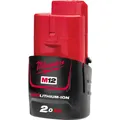 Produktbild: MILWAUKEE Akku / Ersatzakku M12 B2 Red Li-Ion 12 Volt / 2,0 Ah Red Li-Ion