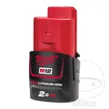 Produktbild: MILWAUKEE wiederaufladbare Batterie für Elektrowerkzeuge 12V 2AH M12 B2
