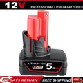 Produktbild: AKKU Für Milwaukee M12 LITHIUM XC 8,0Ah 12V 48-11-2402 M12B6 48-11-2460 M12B9
