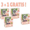 Produktbild: Bozita Feline Häppchen in Soße, Lachs 3x370g  + 1x370g GRATIS !!!
