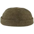 Produktbild: Bullani Docker-Cap Docker-Mütze Seemannsmütze aus 100% Wolle Bequem Hautverträglich 61 Oliv