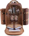 Produktbild: Apollo walker Picknick-Rucksack 2 Personen Picknick Set (Set & Decke) in Braun
