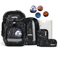 Produktbild: ergobag Schulranzen pack Set GLOW 28 x 25 x 40 - Schwarz