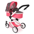 Produktbild: Bayer Chic 2000 Puppen Kombi-Puppenwagen MIKA Butterfly Koralle