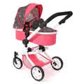Produktbild: Bayer Chic 2000 Puppen Kombi-Puppenwagen MIKA Butterfly Koralle NEU