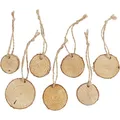 Produktbild: Creativ Company Holzscheiben mit Loch, D 35-45 mm, Dicke, 7 mm, 7 Stk