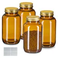 Produktbild: Relaxdays 4x Braungläser (0.40 l) (4052025509200)