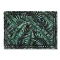 Produktbild: Astra Flauschige Sauberlaufmatte weich - Pure & Soft - Palmenblätter 50 x 70 cm - Waschbarer Küchenteppich innen - Türmatte strapazierfähig - Teppich läufer