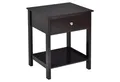 Produktbild: COSTWAY Nachttisch (1-St), mit Schublade und Ablage, aus Holz, 48 x 40 x 58cm