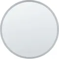 Produktbild: Beliani - Badspiegel Silber Glas Und Aluminium Ø 79 Cm Rund Mit Led-beleuchtung Touch-sensor Antibeschlag Modern Badezimmer Möbel Ausstattung