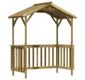 Produktbild: vidaXL Gartenhaus vidaXL Grillpavillon Kiefernholz Imprägniert 163,5x93x210 cm