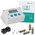 Produktbild: VOSS.farming Set Poultry Kit automatische Hühnertür + Aluminium Hühnerklappe 300 x 400mm, Türöffnung für Hühnerklappe, Hühnerstall, Lichtsensor, Zeitschaltung, Manuell inkl. Zubehör