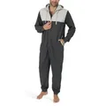 Produktbild: SLOUCHER Jumpsuit Jumpsuit Onesie Hausanzug mit Baumwolle mit Reißverschluss und Kapuze S
