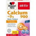 Produktbild: DOPPELHERZ Calcium 900+D3 Tabletten 80 St. PZN 18112981