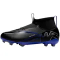 Produktbild: Nike Unisex Kinder Jr Mercurial Superfly 9 Academy Black/Chrome-Hyper Roya Sportschuhe, Schwarz Blau Grau, 38.5 EU