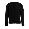Produktbild: KNIT FACTORY - Becky Strickjacke - Kurzer Damen Strickjacke - Cardigan mit Wolle - Gestrickte Jacke in Hüfthöhe - Hochwertige Qualität - Schwarz - 40/42
