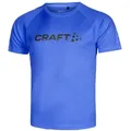 Produktbild: Craft Core Essence Logo Laufshirt Herren-Blau, Größe M (auch verfügbar in S)