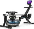 Produktbild: Capital Sports Wasser Rudergerät für Zuhause Klappbar, 13 L Waterrower für Gelenkschonendes Training, Rudergerät mit Wasserwiderstand, Waterrower mit 8 Stufen, Rowshaper-Rudergerät 150kg Belastbar