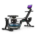 Produktbild: Capital Sports Flow M1 Wasserrudergerät platzsparend Trainingscomputer bis 150 kg 10033785