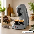Produktbild: Philips Eco Senseo Original Kaffeemaschine Kaffeepadmaschine HD7806/37 Neu Grau