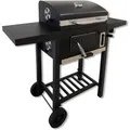 Produktbild: Schweng Trolley Holzkohlegrill mit Doppel-Seitenablagen Grill