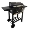 Produktbild: Trolley Holzkohlegrill mit Doppel-Seitenablagen, Grill