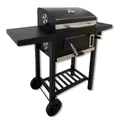 Produktbild: Schweng Holzkohlegrill Trolley Holzkohlegrill mit Doppel-Seitenablagen, Grill