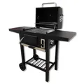Produktbild: Trolley Holzkohlegrill mit Doppel-Seitenablagen, Grill