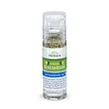 Produktbild: Herbaria Kräuter Brotzeitsalz bio 15g Mini-Mühle – Bio-Brotzeitsalz, Bio-Kräutersalz, Bio-Gewürzsalz - für die Brotzeit, zum Würzen von Gemüse, Salat und Suppen – mit Luisenhaller-Pfannensalz