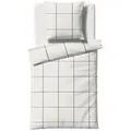 Produktbild: Fleuresse Bettwäsche Lech, Schwarz, Weiß, Textil, Karo, 200x220 cm, pflegeleicht, angenehm wärmend, bügelleicht, schadstoffgeprüft, weiche und anschmiegsame Oberfläche, Schlaftextilien, Bettwäsche, Bettwäsche, Flanell-Bettwäsche