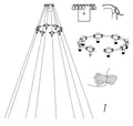 Produktbild: Star Trading System LED 'Flagpole-Start-Set', 26tlg. - Top-Ring, 8 Haken, Connec