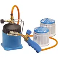 Produktbild: CFH Lötmeister Lötbrenner mit 2 Gaskartuschen Brenner Löten Gasbrenner LM3000