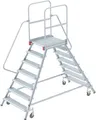 Produktbild: Alu-Rollpodest, beidseitig, 7 Stufen 93458