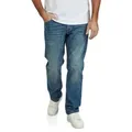 Produktbild: TOM TAILOR Straight-Jeans Herren Jeanshose Marvin Regular Fit Denim Hose mit Stretch blau 34W / 30L