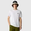 Produktbild: The North Face NF0A87NGFN4 M S/S Simple Dome Tee T-Shirt Herren TNF White Größe XS