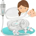 Produktbild: Nasensauger Baby für Neugeborene & Kleinkinder – Wiederverwendbarer Baby Nase...
