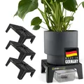 Produktbild: DrainMaster® 3er Set (inkl. Wannen) - GrowBox Blumentopf Untersetzer bis 24x24cm