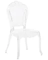 Produktbild: Beliani Barock Stuhl Kunststoff 2er Set transparent 2er Set stapelbar Vermont